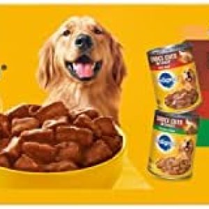 PEDIGREE CHOICE CUTS IN GRAVY Adult Canned Soft Wet Dog Food Variety Pack, with Beef and Country Stew, 13.2 oz. Cans (Pack of 12)