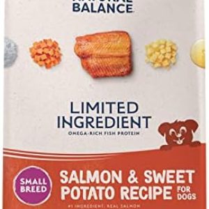 Natural Balance Limited Ingredient Small Breed Adult Grain-Free Dry Dog Food, Salmon & Sweet Potato Recipe, 12 Pound (Pack of 1), Salmon & Sweet Potato (New Formula)