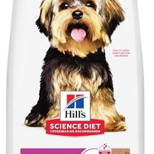 Hill’s Science Diet Small & Mini, Adult 1-6, Small & Mini Breeds Premium Nutrition, Dry Dog Food, Lamb & Brown Rice, 4.5 lb Bag