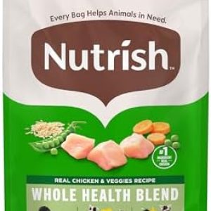 Nutrish Rachael Ray Premium Natural Dry Dog Food with Added Vitamins, Minerals & Taurine, Real Chicken & Veggies Recipe, 6 Pounds (Packaging May Vary)