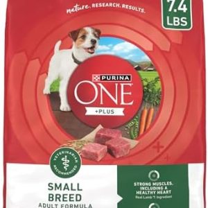 Purina ONE Plus Small Breed Lamb and Rice Formula Dry Dog Food – 7.4 lb. Bag