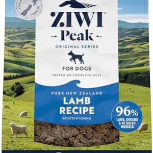 ZIWI Peak Air-Dried Dog Food – Lamb – All Natural, High Protein, Grain Free, Limited Ingredient w/ Superfoods (140.8oz)