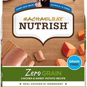 Rachael Ray Nutrish Zero Grain Dry Dog Food, Chicken & Sweet Potato Recipe, 26 Pounds