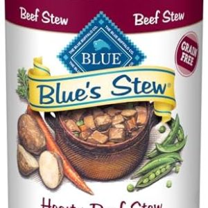 Blue Buffalo Blue’s Stew Grain-Free Wet Dog Food, Made with Natural Ingredients, Hearty Beef Stew, 12.5-oz. Cans (12 Count)