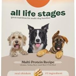 Canidae All Life Stages Multi-Protein Recipe with Chicken, Turkey, Lamb, and Fish – High Protein Premium Dry Dog Food for All Ages, Breeds, and Sizes– 40 lbs.