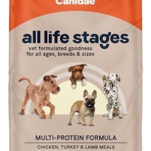 Canidae All Life Stages Premium Dry Dog Food for All Breeds, Multi-Protein Recipe with Chicken, Turkey & Lamb Meals Recipe, 40 lbs, For All Ages & Multi-Dog Homes