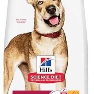 Hill’s Science Diet Adult 1-6 Premium Nutrition Dry Dog Food, Chicken & Barley, 35 lb Bag (Pack of 1)