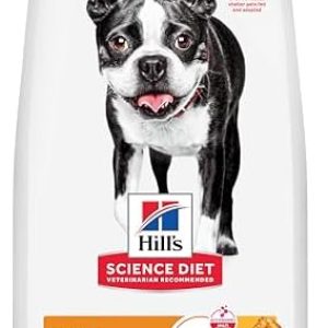 Hill’s Science Diet Light , Adult 1-6, Weight Management Support, Small Kibble, Dry Dog Food, Chicken & Barley, 15 lb Bag