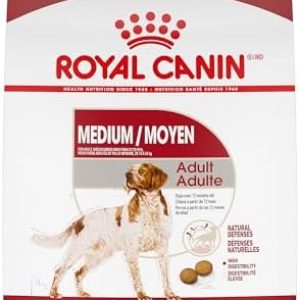 Royal Canin Medium Breed Adult Dry Dog Food, 17 lb bag